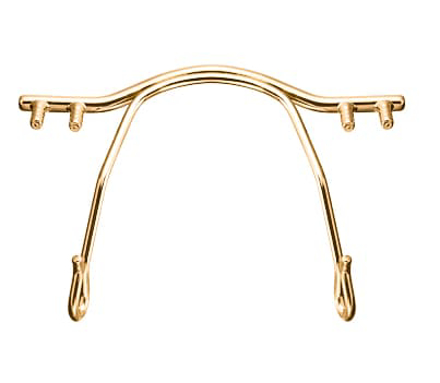 Bild von Titan-Ersatzbrücke für Bohrbrillen, gold glänzend, Größe 30 mm, 1 Stück