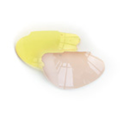 Bild von Wechselvorhänger - Farbe: gelb, für Sportbrille Insight (schwarz)