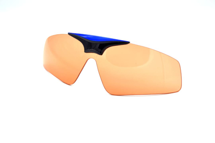 Bild von Wechselvorhänger orange, für Sportbrille Insight One in schwarz/blau, 1 Stück