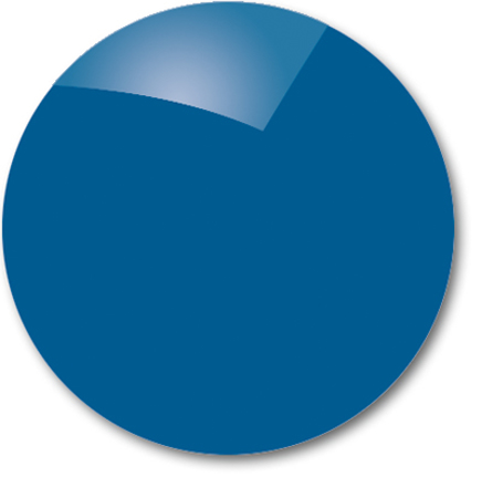 Bild von CR39-Sonnenschutz, UV 400, Ø 72 mm, blau-verspiegelt 85%, 6 Stück
