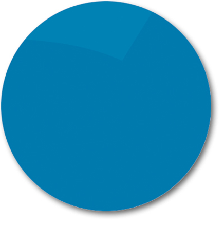 Bild von Plan CR39 UV 400, Ø 72 mm, blau ~75 %, 12 Stück