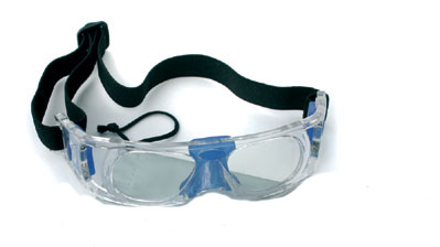 Picture of Sportschutzbrille mit Silikoneinlagen in blau, Größe 50-20, 1 Stück