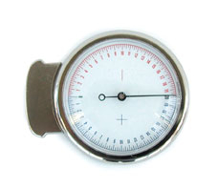 Bild von Sphärometer in Kunststoff-Box, Brechungsindex 1,523 und 1,7 nd