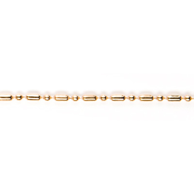 Bild von Metall-Brillenkette "Venice", gold-plattiert, anti-allergisch, 3 Stück