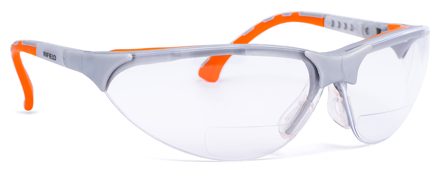 Picture of Arbeitsschutzbrille "TERMINATOR plus Dioptrie", silber/orange, +1,5 dptr., 1 Stk