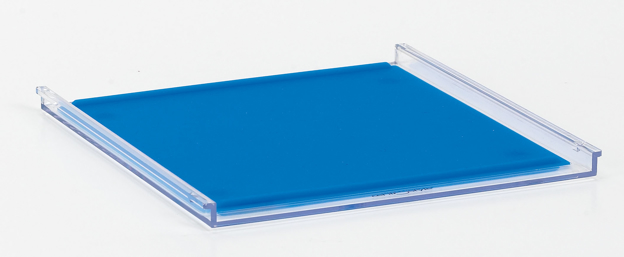 Bild von Lab-Modular-System-Tablett mit blauer Silikonauflage, 1 Stück