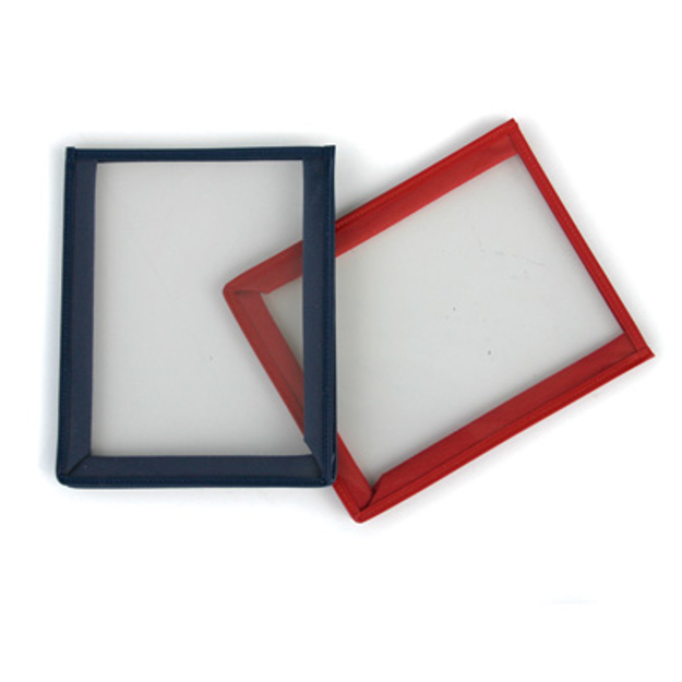 Bild von Arbeitstaschen für Karteikarten, rot, 16 x 12 cm, Faltenbreite: ca. 2,8 cm