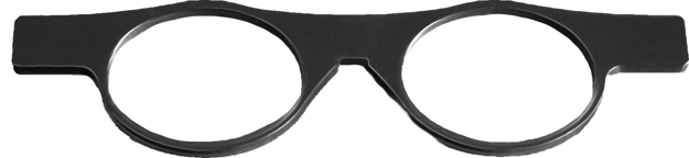 Bild von Brillenvorhalter LORGNETTE schwarz, 1 Stück