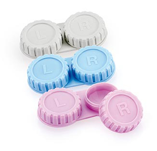 Bild von Kontaktlinsenbehälter mit R/L-Kennzeichnung, farbsortiert, 12 Stück