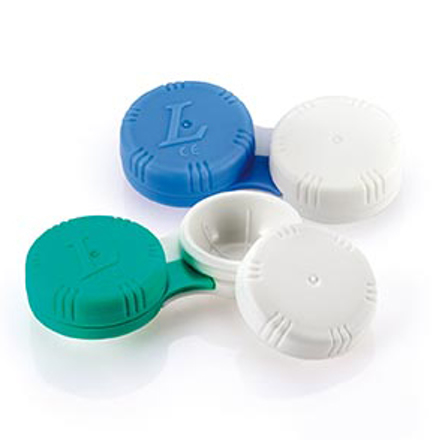 Picture of Kontaktlinsenbehälter zweifarbig, farbsortiert, 12 Stück