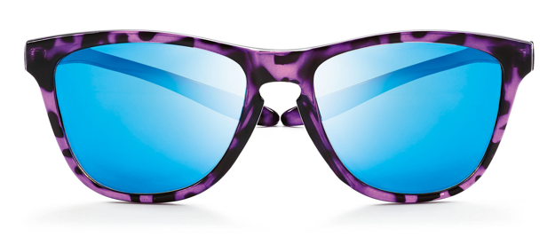 Bild von koala Sonnenbrille, violett gemustert, polarisierende Gläser grau, blau versp.