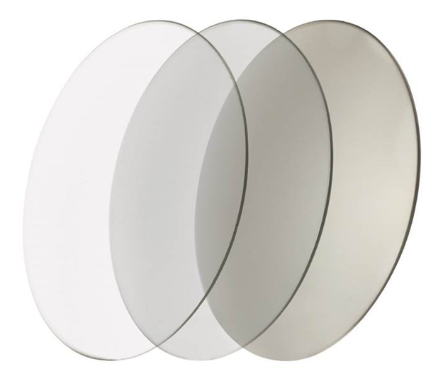 Bild von CR39 photochromatische Gläser, grau 5-65 %, Ø 70 mm, Dicke 2,1 mm, Kurve 4
