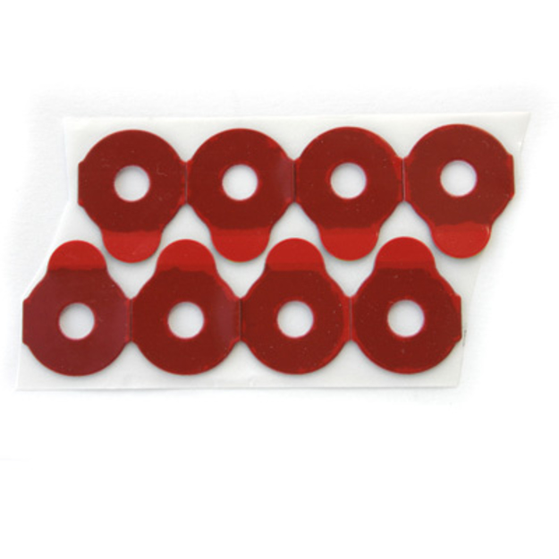 Bild von Klebepads "Red-Five" für hydrophobe Beschichtungen, 500 Stück auf Rolle