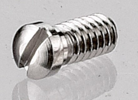 Bild von Schlitzschrauben, Stahl, M 1,4, Länge 3,5 mm, Kopf-Ø 2,0 mm, 40 Stück
