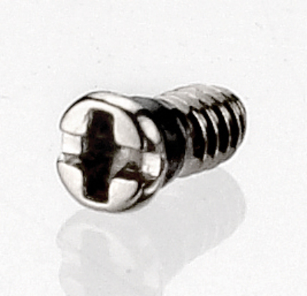 Bild von Kreuzschlitzschrauben, Stahl, M 1,4, Länge 3,6 mm, Kopf-Ø 2,0 mm, 10 Stück