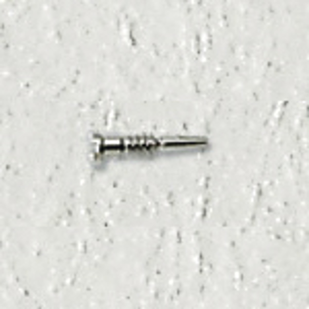 Bild von Federscharnierschrauben, Stahl, M 1,0, L 4,5/2,5 mm, Kopf-Ø 1,40 mm, 40 Stk.