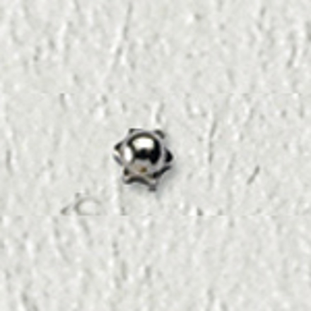 Bild von Sternhutmuttern, geschlossen, M 1,4, Außen-Ø 2,60 mm, Höhe 2,00 mm, 20 Stück