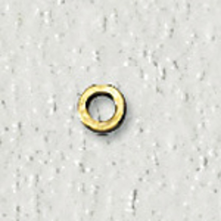Bild von Unterlegscheiben aus Metall, Loch-Ø 1,45mm, Höhe 0,3 mm,  Außen-Ø 2,50 mm,