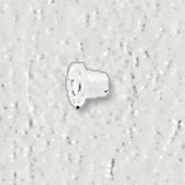 Bild von Bohrlochhülsen aus Kunststoff, Loch-Ø 1,25 mm, Höhe 1,80 mm, Außen-Ø 2,50 mm