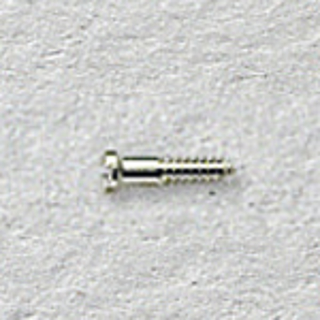 Bild von Padschrauben, Neusilber, M 1,0, L 4,10 mm, Kopf-Ø 1,40 mm, 40 Stück