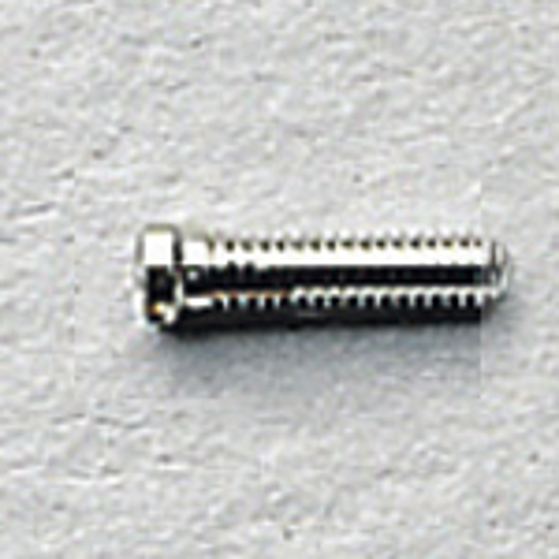 Bild von Schließblockschrauben, Neusilber, M 1,4, Länge 6,80 mm, Kopf-Ø 1,8 mm, 40 Stück