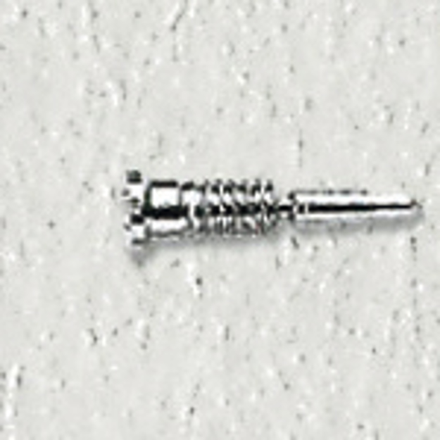 Bild von Federscharnierschrauben, Stahl, M 1,4, Länge 7,5/4,5 mm, Kopf-Ø 2,0 mm, 40 Stk.