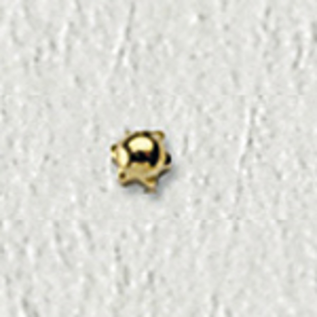 Bild von Sternhutmuttern, geschlossen, M 1,2, Außen-Ø 2,50 mm, Höhe 2,00 mm, 20 Stück