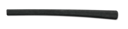 Bild von Gummi-Bügelenden für flache Bügel, schwarz, L: 70 mm,  Ø 2,0 x 1,45 mm, 10 Stück