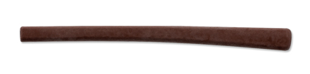 Bild von Gummi-Bügelenden für flache Bügel, braun, L: 70 mm,  Ø 2,0 x 1,45 mm, 10 Stück