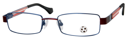 Picture of Kinder-Fanbrille, Metall, mit unterschiedlichen Front- und Bügelfarben,