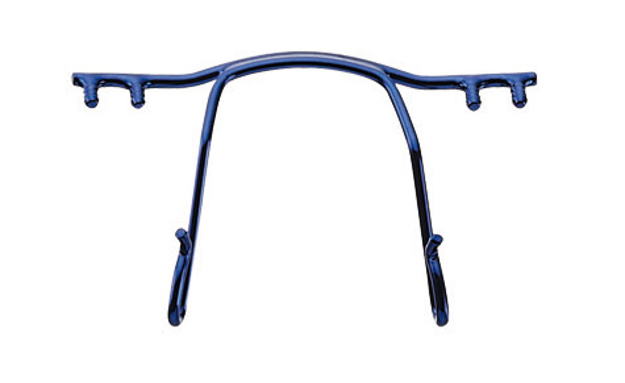 Bild von Edelstahl-Ersatzbrücken für Bohrbrillen, blau, Größe 30 mm, 2 Stück