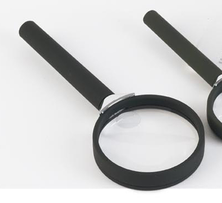 Picture of Lupe, Bifocal, mit schwarzem Soft-Touch-Griff,  4D- 2x & 4x, Ø 65 mm, 1 Stück