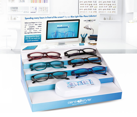 Picture of Kunststoff-Brille mit Blaulichtfiltergläser, verschiedene Modelle, 12 Stück