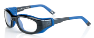 Bild von Sportschutzbrille mit abnehmbaren Bügeln und Kopfband, in 3 Farben, Gr. 47-23