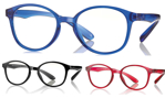 Picture of Kunststoff-Brille mit Blaulichtfiltergläser, für Kinder, Gr. 46-17, in 3 Farben