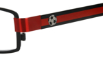 Bild von Kinder-Fanbrille, Metall, mit unterschiedlichen Front- und Bügelfarben