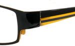 Bild von Kinder-Fanbrille, Metall mit Kunststoffbügeln versch. Farben, Gr. 46-19, 1 Stück