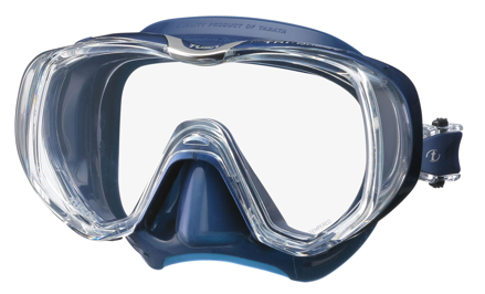 Picture of Einglas-Tauchmaske M-3001, blaues Silikon, 1 Stück