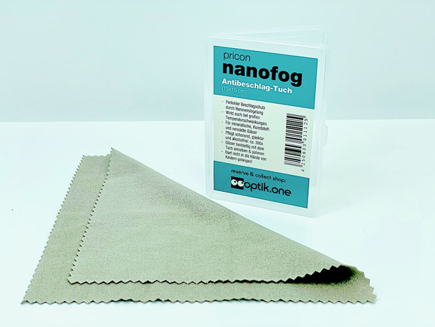 Bild von nanofog Antibeschlag-Tuch (PFAS-frei*), 15 x 15 cm, 1 Stück
