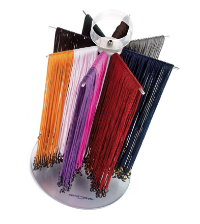 Bild von Synthetikkordel-Set, 500 farbsortierte Kordeln, inklusive Display zum Drehen