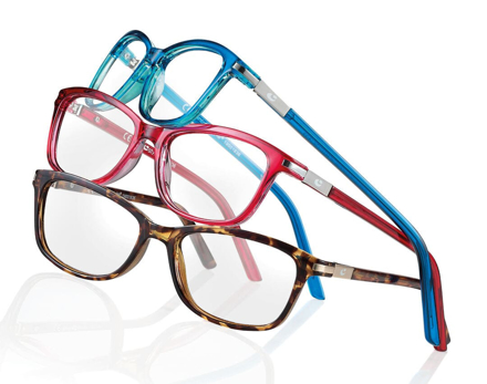 Picture of Kunststoff-Fertiglesebrille, mit Flexscharnier, Gr. 52-17