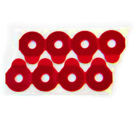Bild von Klebepads "Red Five" für hydrophobe Beschichtungen, 500 Stück auf Rolle