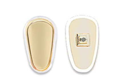 Picture of Silikon-Pads, mit Goldeinlage, 14,5 mm, zum Schrauben, 10 Stück