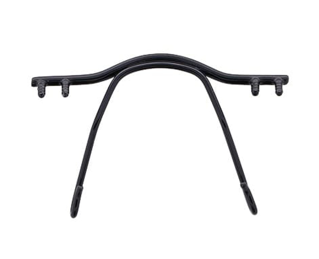 Bild von Edelstahl-Ersatzbrücken für Bohrbrillen, schwarz, Größe 32 mm, 2 Stück