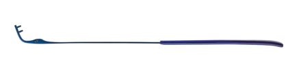 Bild von Titan-Ersatzbügel für Bohrbrillen, blau matt, Länge 140 mm, Ø 1,15 mm, 1 Paar