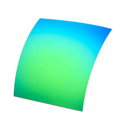 Picture of Polarisationsscheiben UV400, grün verspiegelt, ~85 %,  Ø 70x60 mm, 2 Stück