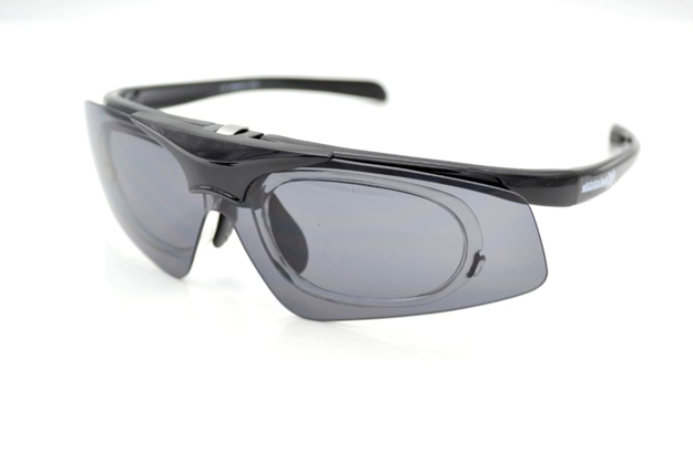 Bild von Insight One - Die Triple xXx Sportbrille mit Korrektionsadapter, schwarz