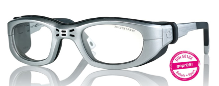 Picture of Sportschutzbrille mit abnehmbaren Bügeln und Kopfband, in 3 Farben, Gr. 51-21