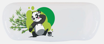 Picture of Alu-Etuis, "Cartoon Panda", 162 x 66 x 40 mm, 10 Stück