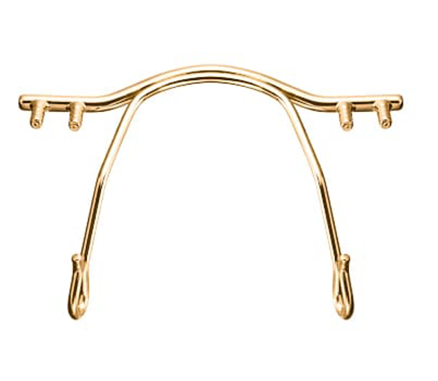 Picture of Titan-Ersatzbrücke für Bohrbrillen, gold glänzend, Größe 30 mm, 1 Stück